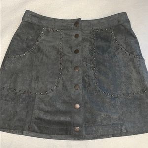 Army Green & Goal Skirt